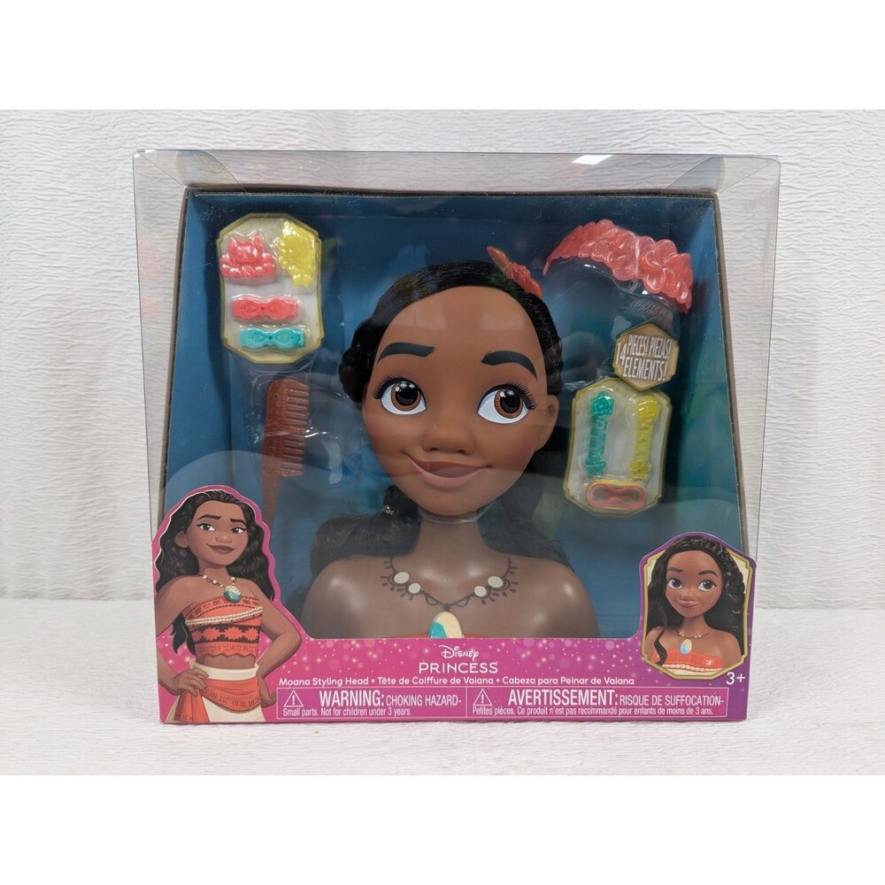 Disney Princess - Moana 2 Movie - Hair Styling Head